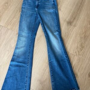 Mother Denim Blue Women's Flare Jeans